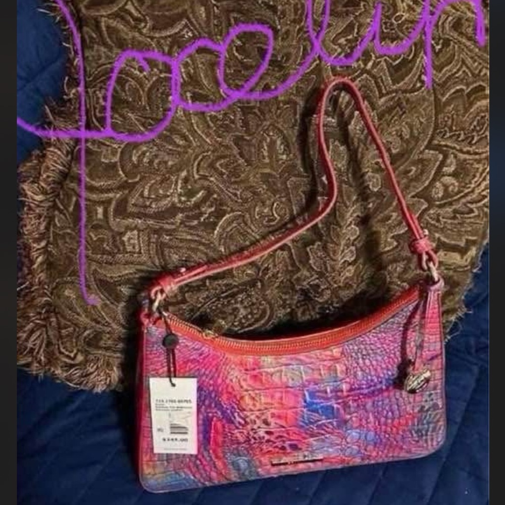 Pink and Purple Women's Bag
